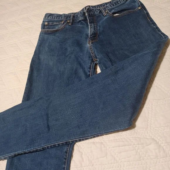 GAP Blue Straight Jeans Classic Style 34 X 32 - Picture 1 of 4